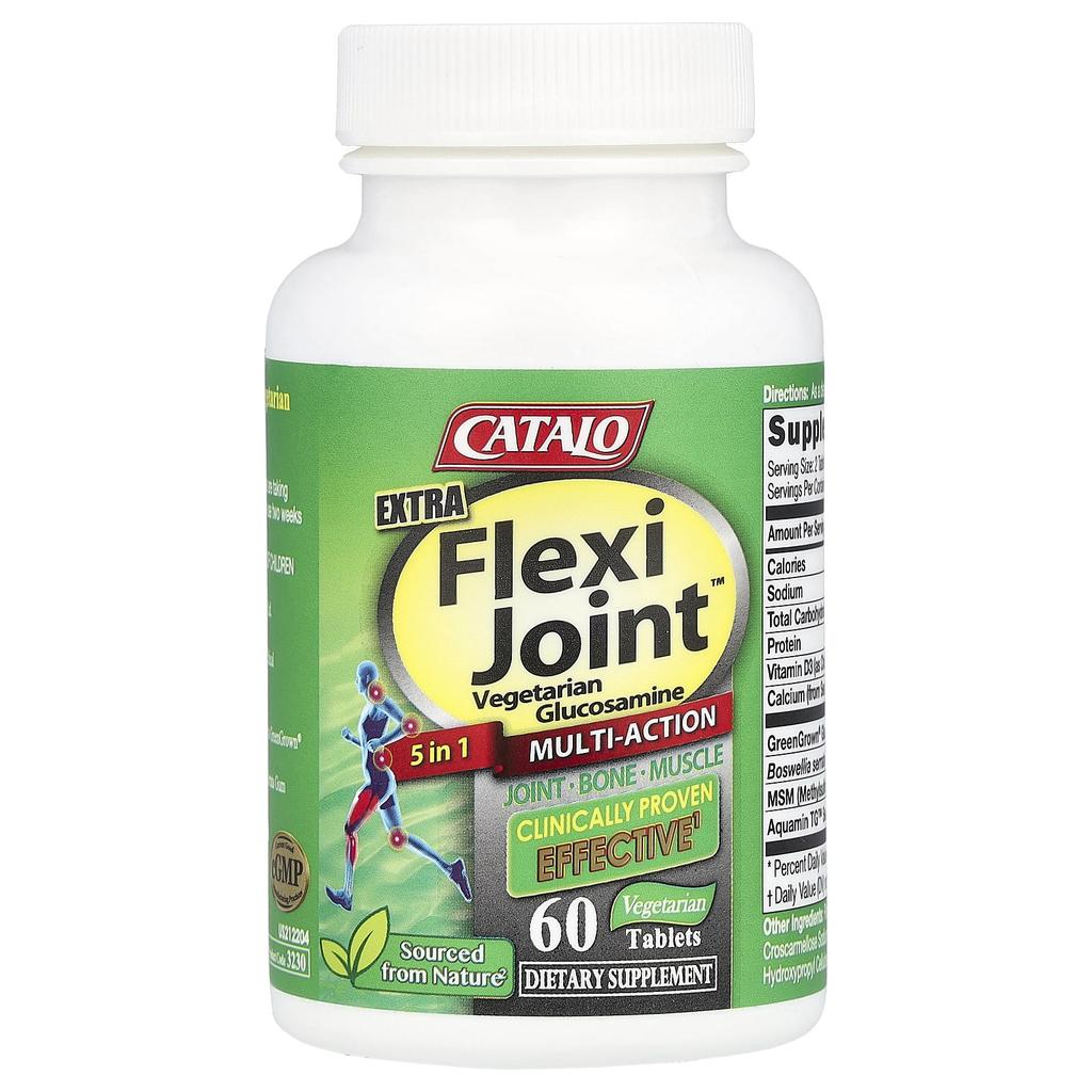 CATALO, Extra Flexi Joint™ Vegetable Glucosamine, 60 Veggie Tablets