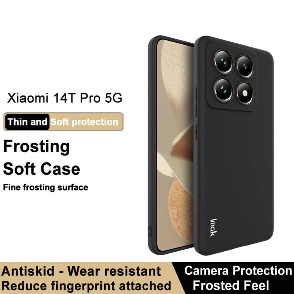 

For Xiaomi 14T Pro Case Matte Anti-Fingerprint Soft TPU Cover Style A