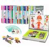 Children Intelligent Magnetic Book Kids Early Education Puzzle Toys Dress Up DIY 3D Puzzles Jigsaw Brain Training Game Gift Toy