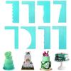 Scraper Smoother Baking Supply 1pc New Spatula Cake Decoration Pastry Edge 8 Style Fondant Fashion Plastic Mousse Cake Tools