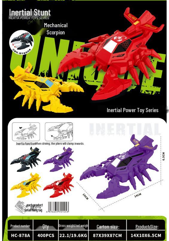 In-Stock Inertial Spider Stunt Car Toy for Kids - Crawling Simulation Animal Gift for Boys & Girls