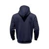 Men's Heavyweight Fleece Zip Up Hooded Cargo Sweatshirt.