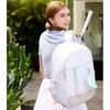 KAWASAKI Badminton Bag, Sports Backpack, Casual Training Bag, B8224, Dazzling Pink-White