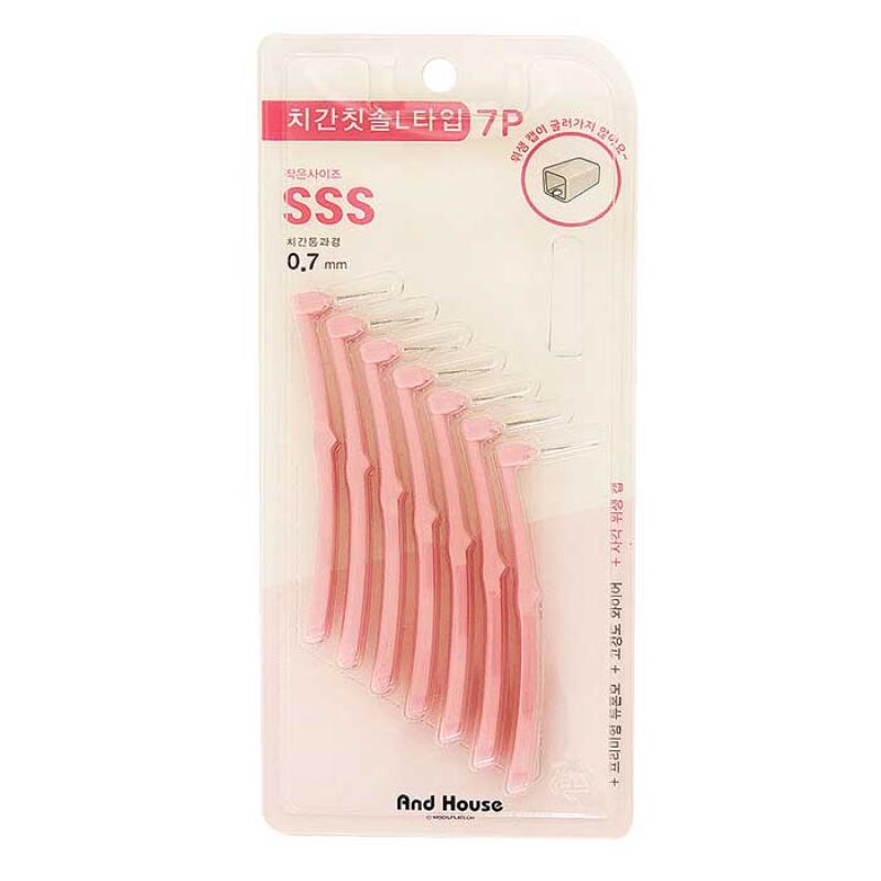 Everyday Interdental Brush L-Type SSS 0.7mm 7-Pack CH064