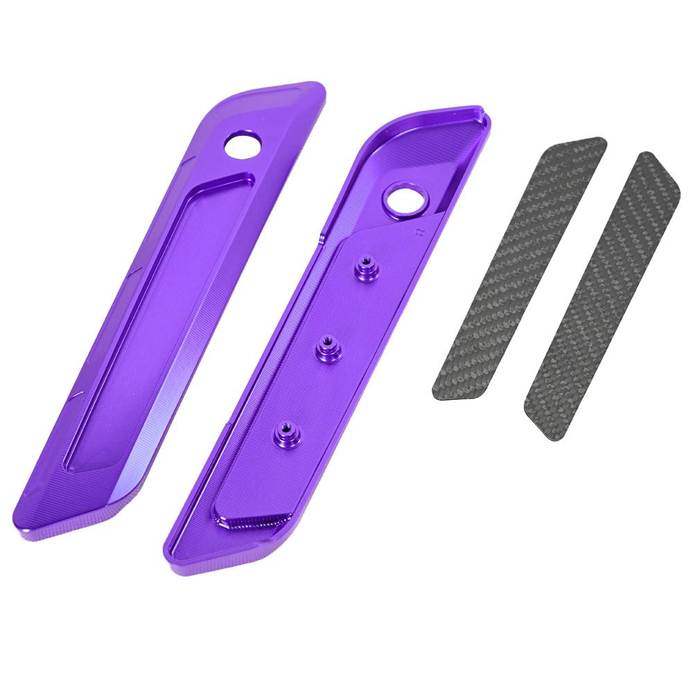 Harley 23.5-26 New Model Glide Side Box CNC Hinge with Carbon Fiber Reflective Strip