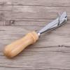 Screw Leathercraft Grooving Marking Leather Marking Handmade Wooden Silver Leathercraft Tool [Karokak] Crease, Tool, Tool, Tool, Iron, Adjustable,