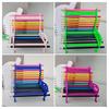 Pencil Storage Rack Multi-Layer Desk Organizer Durable Plastic Stationery Holder for Colored Pencils Crayons Markers Paintbrushes Large Capacity