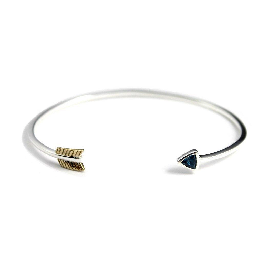 

good vibrations Good Vibrations Bangle Arrow Bow and Arrow London Blue Topaz