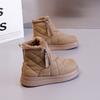 Snow boots women's new winter velvet thickened warm high-top boots platform cotton shoes snow boots DY8888