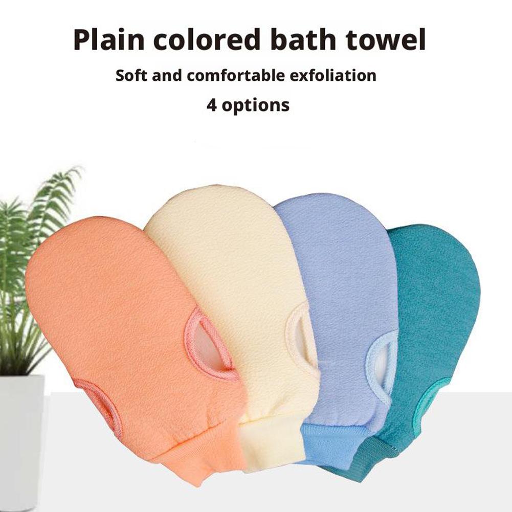 1PCS Bath Exfoliating Scrub Gloves Deep Cleaning Remove SPA-level Dead Dirt Skin Massage Bath G N3U0