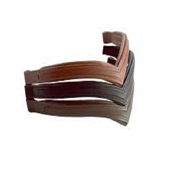 

Детали уздечки из кожи с пустым каналом премиум-качества, V-образная налобная повязка 10 мм. Extra Large ( 45 cm) чёрный