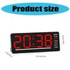LED Digital Clock Featuring 12/24Hour Format And Automatic Night Modes Alarm Clock Perfect For Home Or Desk Use