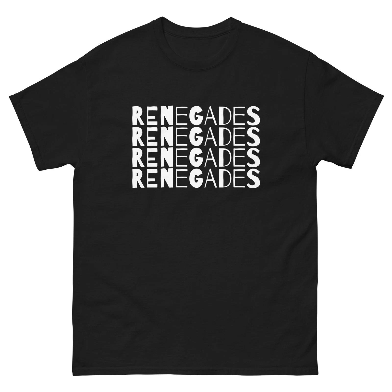 Renegades Sci Fi Bad Ass Superhero Cinephile men cotton black tee shirt t-shirt 4XL