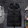 Men S Thickened Detachable Hood Camouflage Work Sleeveless Waistcoat Vest Outerwear