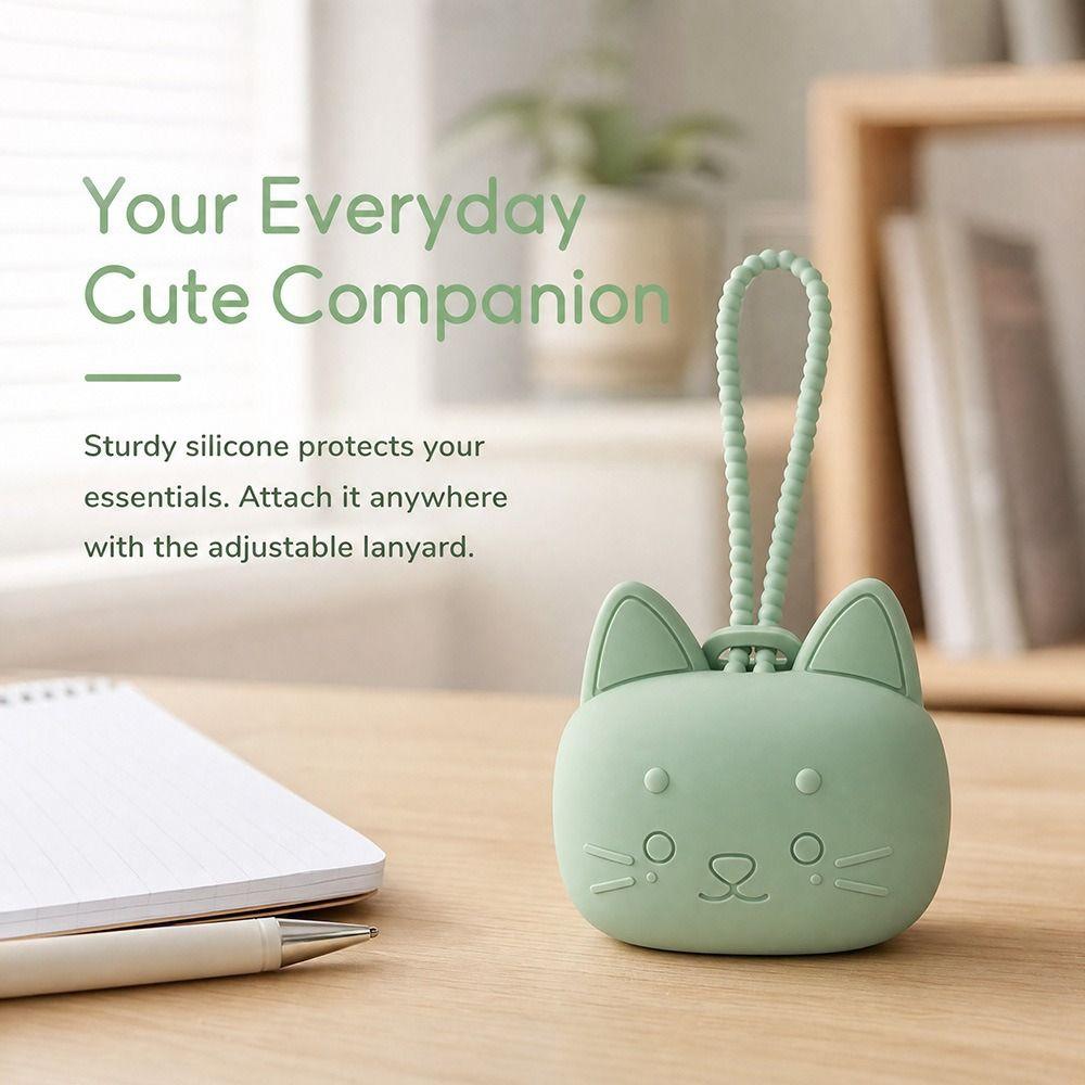 Food Grade Silicone Pacifier Holder with lanyard Baby Storage Case Pacifier Case Nursery Storage
