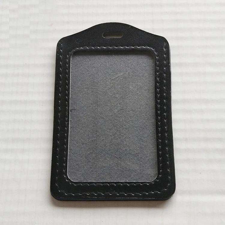 New Candy Color Card Holder Protect Cover Case Business Credit Card Work ID Card Badge Holder Office Supplies