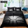 Duvet Cover Kids Basketball Bedding Set Cool Sport Theme Comforter Cover For Boys Teens Gifts Duvet Cover For Bedroom Decoration