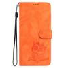 For Samsung Galaxy S25 FE Case Owl Imprinted PU Leather Wallet Phone Cover with Wrist Strap