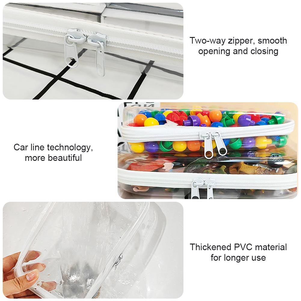PVC Průhledná Cestovní Úložná Taška Set Digitální Toaletní Potřeby Kosmetika Obal Úložná Taška Oblečení Boty Úložná Taška