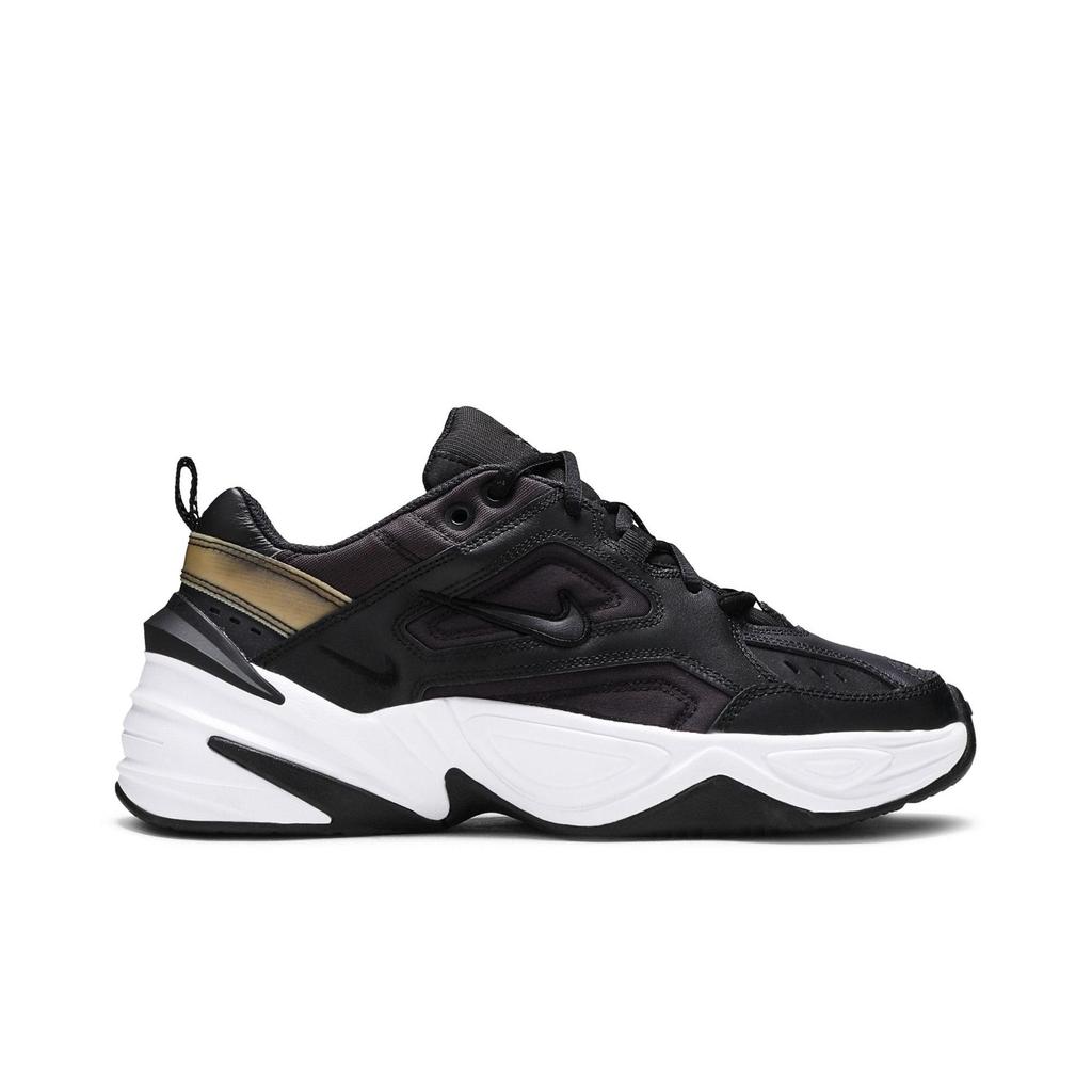 Nike Womens M2K Tekno 'Black Oil Grey' (women's sizes) Black / Oil Grey-White Chunky Sneakers BQ3378 002