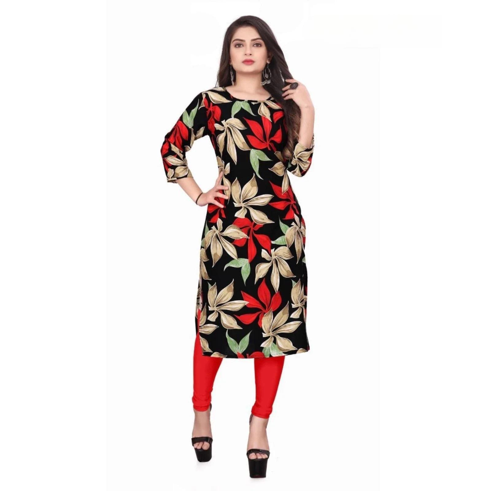 

Женский классический модный курти с полным принтом, мусульманская абая в винтажном стиле, премиальное волокно, мягкий и дышащий, новинка 2025 2XL разноцветный