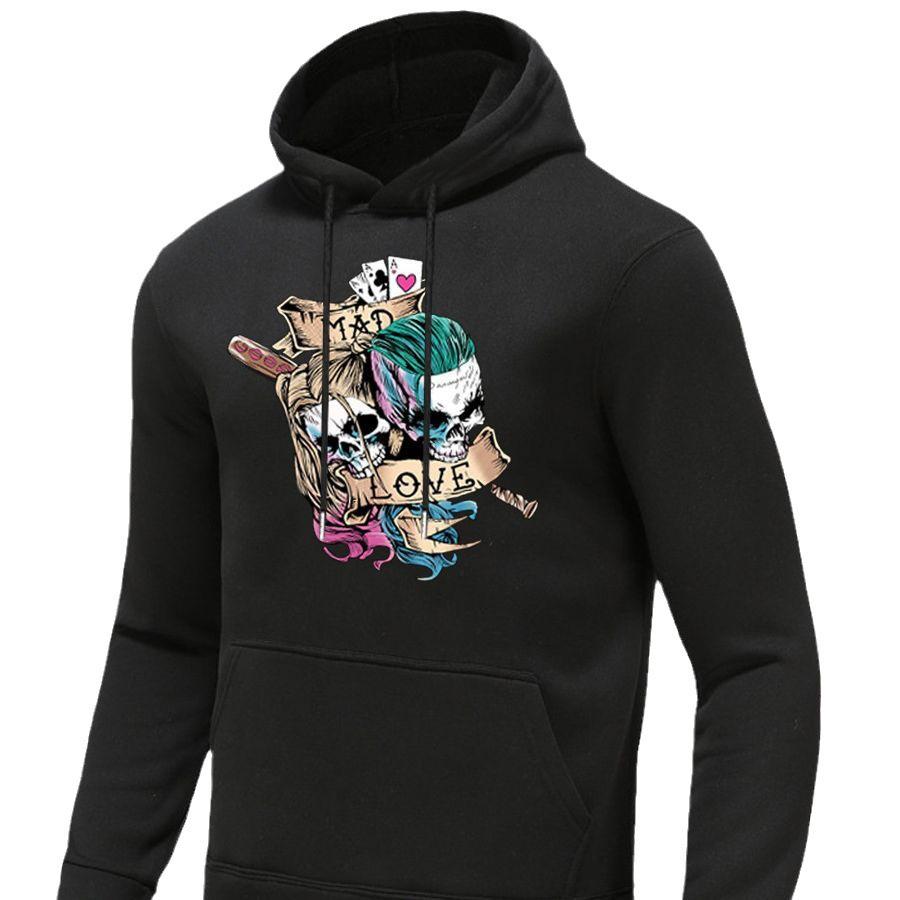 Hooded Sweater Autumn and Winter Outer LOVE Letter Print Hooded Casual Sweater