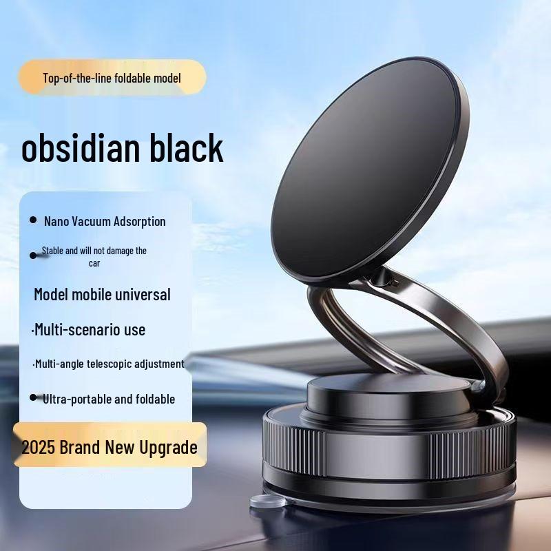 2025 Multi-Functional Magnetic Phone Holder: Suction Cup, Anti-Shake, In-Car Dashboard Navigation