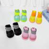 4pcs/set Breathable Anti-Slip Dog Boots Adjustable Dog Paw Protectors Dog Mesh Shoes Training