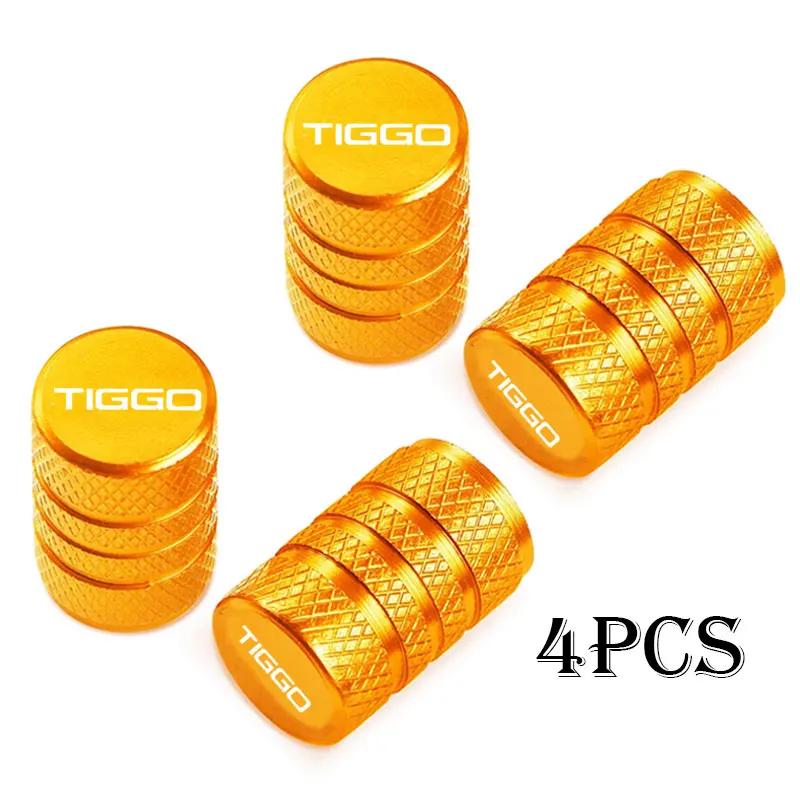 Car Wheel Tire Valve Caps Tyre Stem Covers Airdust Waterproof For CHERY TIGGO 3 4 5 7 PRO 8 Car Accessories
