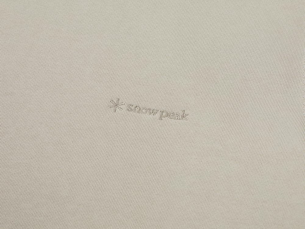 Snow Peak Land Sweatshirt Light Size for Men and Women Women's GS-S25FWFHT61, Beige, L,