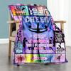 Color Customize Your Name Blanket Throw Personalized Blanket Warmthful Decor for Home Decor Livingroom Office Chair Sofa Four Seasons Multipurpose