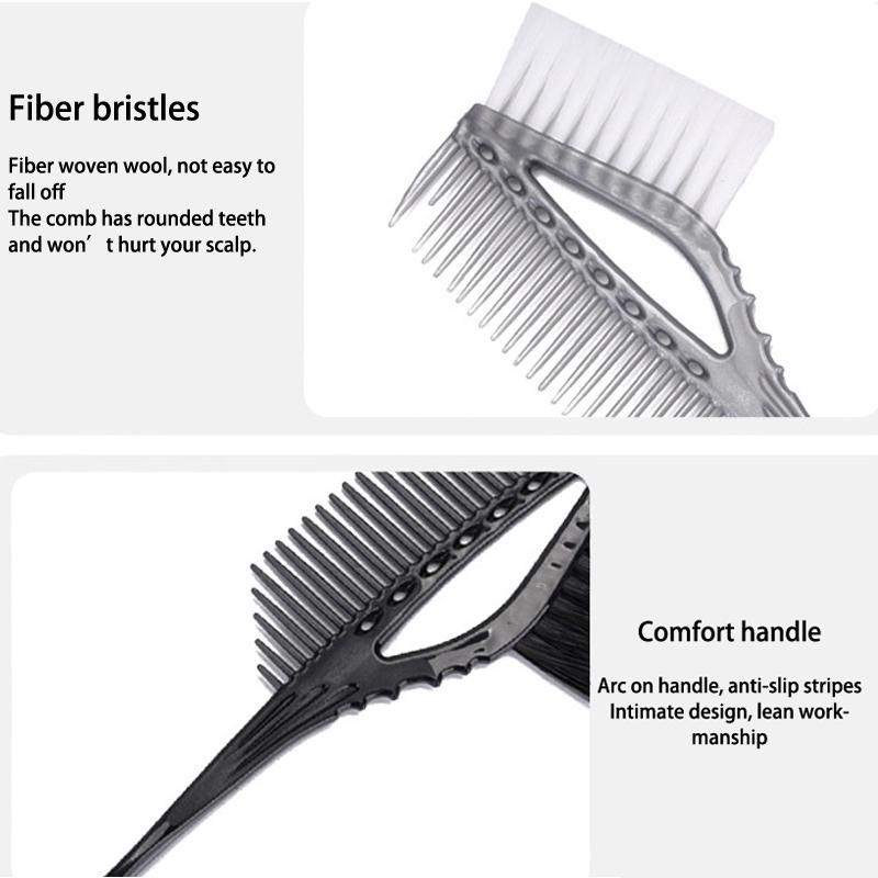 Profesyonel Salon Aletleri Plastik Saç Boyası Boyama Fırçaları Tarak Kuaför Salonu Röfle Kuaför Şekillendirme Aletleri Fırçalı Saç Rengi Tarakları