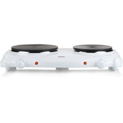 Electric Hob - DOMO - 2 Burners - 15 Cm + 18 Cm - 6-position Thermostat