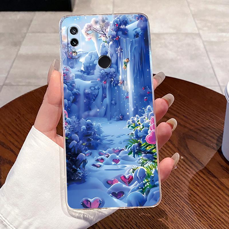 For Xiaomi Redmi Note 7 Pro / Note 6 Pro / Note 5 Pro Cases Clear Silicone Jelly Soft TPU Back Cover Cute Rabbit Cat Phone Case