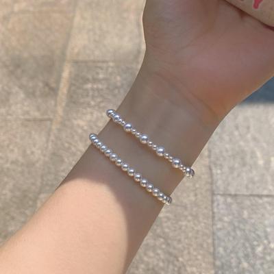2025 Perfectly Round Shi Jia Pearl Bracelet: Strong Luster, Stackable High-End Jewelry Bangle