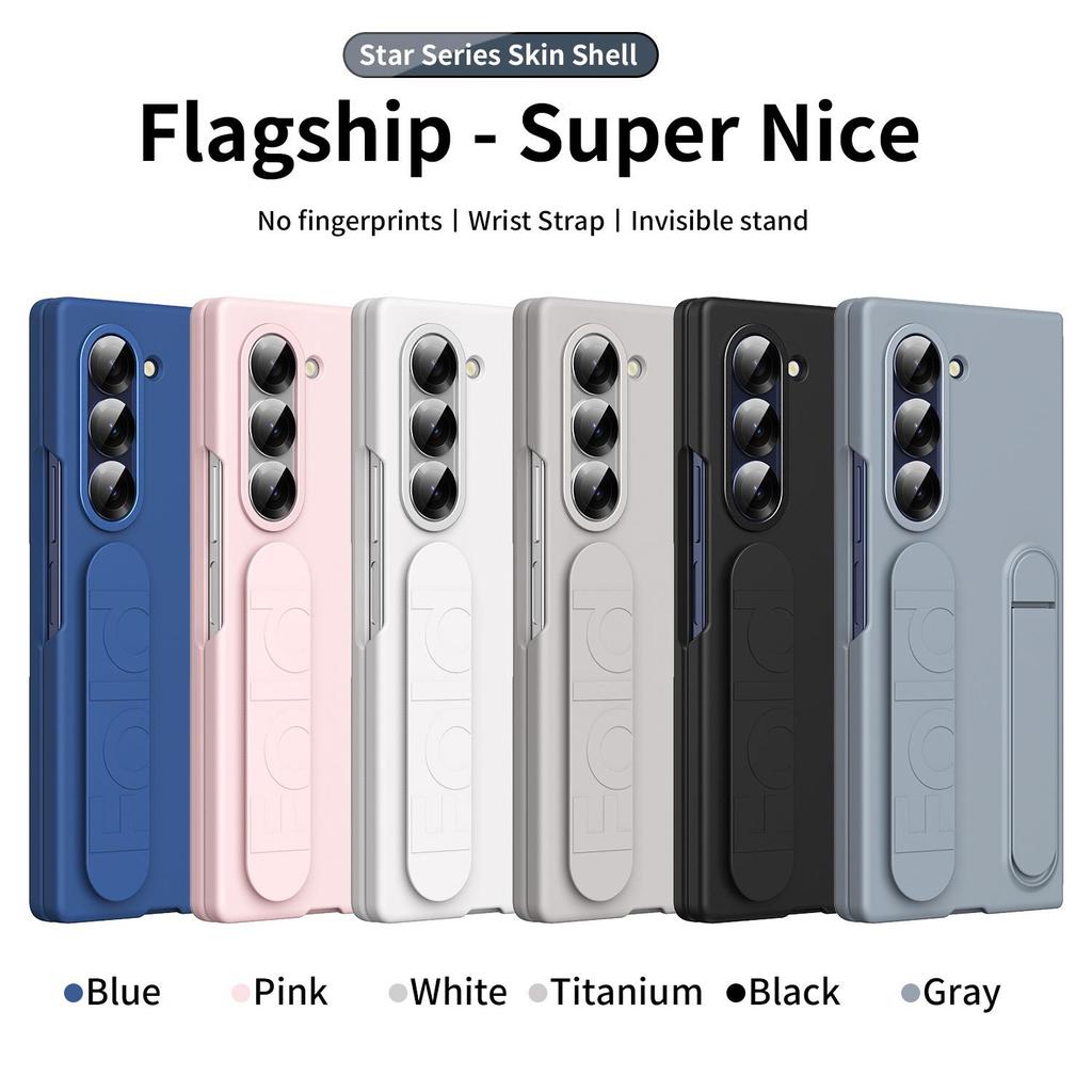 Samsung Z Fold 7/6 Case: Official Style with Integrated Stand, Strap, and Protects Fold 5/4