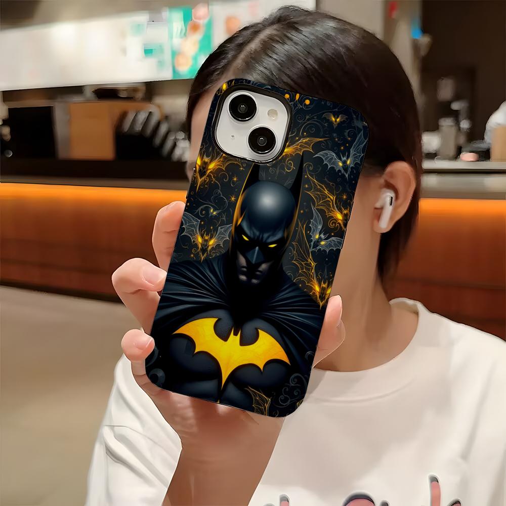 Cool B-Batmans Logo Phone Case For Iphone 16 Pro Max 15 13 14 12 11 14 Pro Max 15 Pro Max Two-in-one Cover
