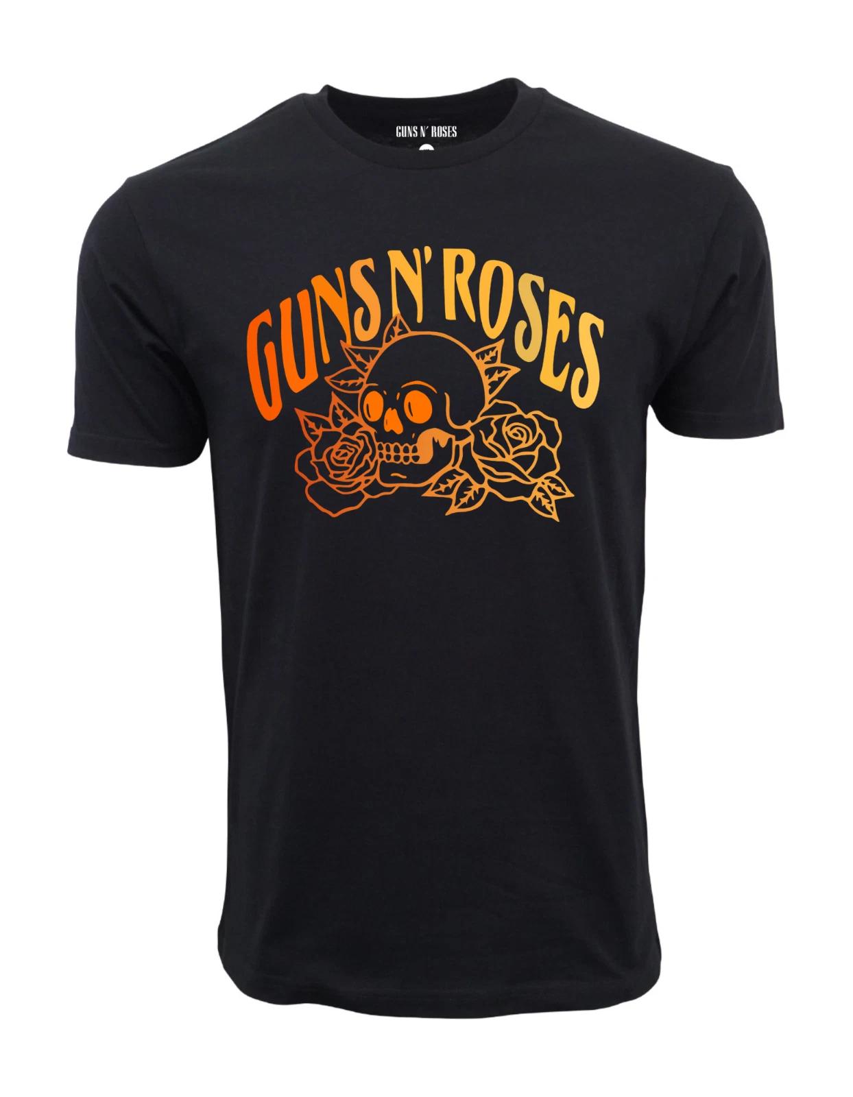 Men s Casual Graphic GS N ROSES MENS SKULL T SHIRT T-Shirt S