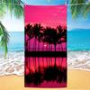 Coconut Palm Trees Beach Towel Microfiber Tropical Beach Beach Towels for Travel Quick Dry Super Absorbent Sand Proof Bath Towel