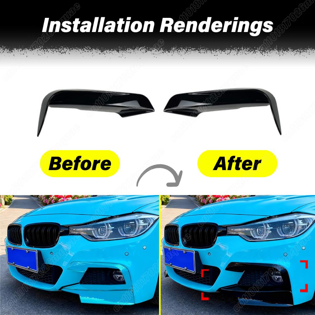 For BMW F30 F31 F35 320i 328i 330i 335i 340i 316d M Sport 2012 2013 2014 2015 2016 2017 2018 2019 Car Front Fog Lamp Cover Kit