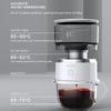 Handpressad Kaffebryggare Rostfritt Stålfilter Automatisk Handbryggare Perfekt för Resa Camping Hem och Kontor