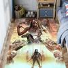 Apocalyptic Warrior Uprising Carpet Suitable for All Seasons Living Room and Bedroom Mats Doormat Office Chair Cushion Fashion
