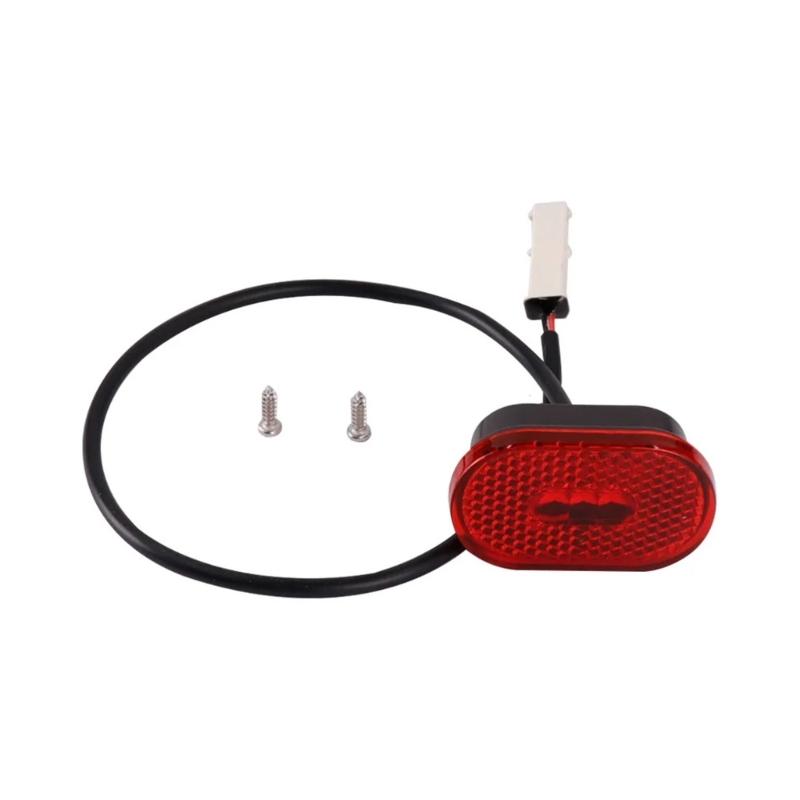 Waterproof Scooter Rear Tire Wheel Mudguard Widened Mud Guard Tail Light for Electric Scooter Parts Easy to Install