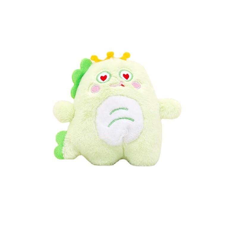 Whimsical Dinosaur Plush Keychain Charming Stuffed Animal Bag Decoration