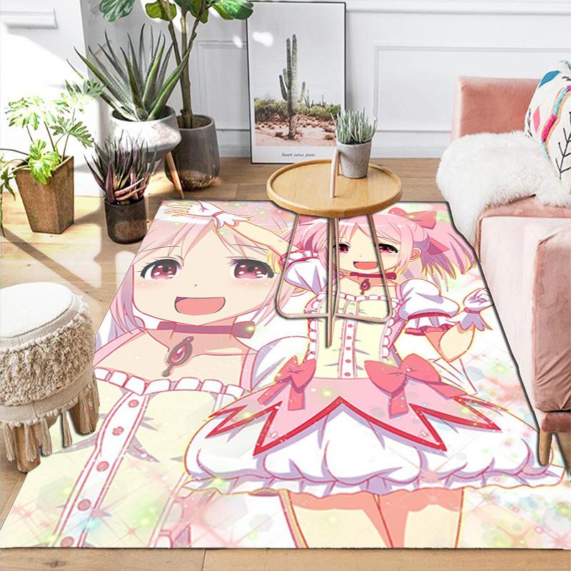 Kaname Madoka Rug Floor Mat for Living Room or Bedroom Soft and Comfortable Carpet a Gift for Birthday and Holiday.NFF0928474