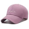 Letter Memorie Embroidered Baseball Cap Round Top Breathable Hat Gift Adjustable