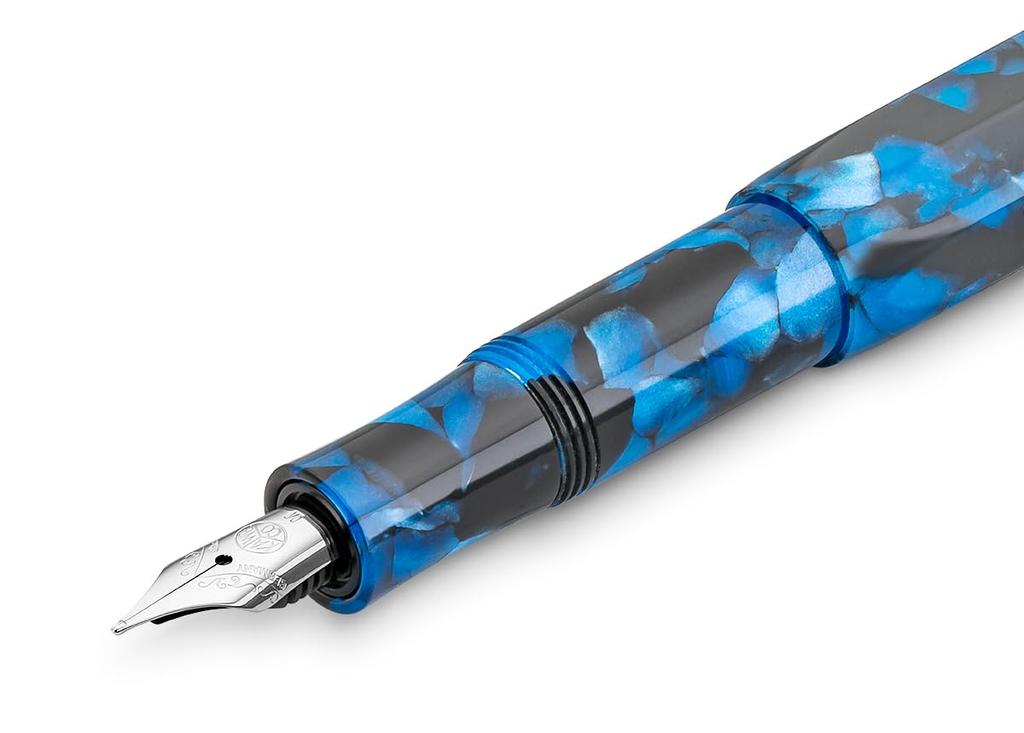 Kaweco Art Sport Fountain Medium Pebble Officially Imported Pen, Nib, Blue, 11000187,