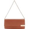 GG Emboss Chain Wallet 269541 Orange Leather Women Used