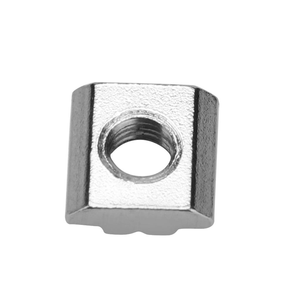 50pcs Carbon Steel Sliding T Slot Nut for 30 Series Aluminum Profile Accessories (M8*16*6)