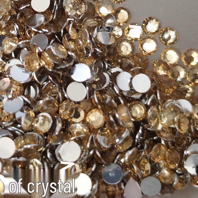 2-6mm Round Flatback Resin Rhinestones for DIY Phone Cases & Nail Art - Imitation Austrian Design